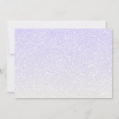 Invitation RN Graduation Party Photo Parties scintillant viol (Dos)