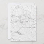 Invitation RN Nurse Graduation Party Floral Marbre blanc (Dos)