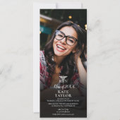 Invitation RN Nursing 4 Photo Collage Graduation Party (Devant)