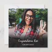 Invitation RN Nursing Photo Collage Carré (Dos)