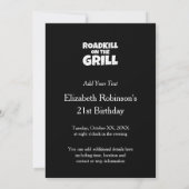 Invitation Roadkill on the Grill - Funny BBBQ Party (Dos)