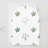 Invitation Roar C'Est Un Garçon T-Rex Dinosaur Baby shower Ar (Dos)