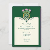 Invitation Robbie brûle chardon (Devant)