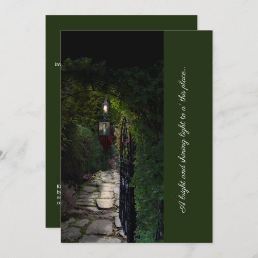 Invitation Robbie Burns Gate 2 (Devant / Derrière)