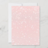 Invitation Robe à paillettes argentées rose pêche pour Sweet  (Dos)