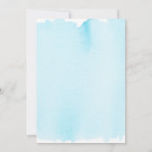 Invitation Robe à paillettes bleues et argentées Soirée de ma (Dos)