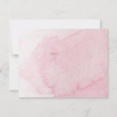 Invitation Robe aquarelle "Veux-tu être ma témoin de mariage" (Dos)