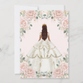 Invitation Robe blanche floue princesse Gown Quinceañera (Dos)