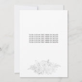 Invitation Robe bleu Dusty Mis Quince Quinceañera (Dos)