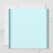 Invitation Robe Bleue turquoise Douce Turquoise 16 Anniversai (Dos)