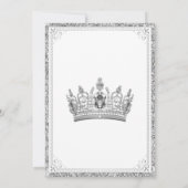 Invitation Robe Bling Basket Ball fête d'anniversaire (Dos)