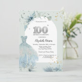 Invitation Robe chic Hiver 100e anniversaire (Debout devant)