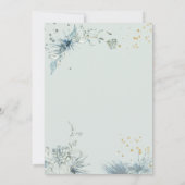 Invitation Robe chic Hiver 65e anniversaire (Dos)