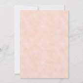 Invitation Robe d'aquarelle Quinceanera Robe Rose Or Fatigué (Dos)