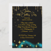 Invitation Robe de champagne bleu sarcelle fabuleuse pour ann (Dos)