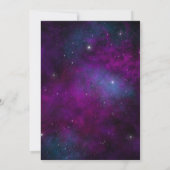 Invitation Robe de diamant & Bokeh String Lights Sweet 16 (Dos)