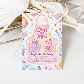 Invitation Robe de fête d'anniversaire Art Party pour un déso