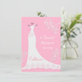 Invitation Robe de mariage blanche, remous sur la Fête de la (Debout devant)