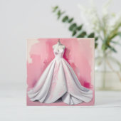 Invitation Robe de Mariée (Debout devant)