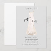 Invitation robe de mariée (Devant / Derrière)