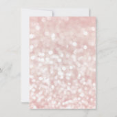 Invitation Robe de mariée 16ème douce Rose gris Diamant Étinc (Dos)