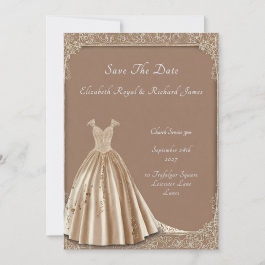 Invitation Robe de Mariée A Day to Remember (Devant)