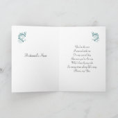 Invitation Robe de mariée blanche, tourbillons sur demoiselle (Intérieur)