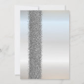 Invitation Robe de mariée en argent Fête des mariées de Parti (Dos)