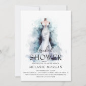 Invitation Robe de mariée Fête des mariées moderne (Devant)