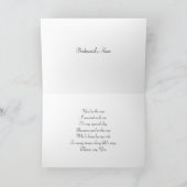 Invitation Robe de mariée, florale. volutes sur demoiselle d' (Intérieur)