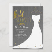 Invitation Robe de Mariée Moderne & Cérémonie de Remise de Ca (Devant)