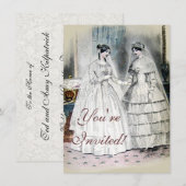 Invitation Robe de mariée Vintage Bride (Devant / Derrière)
