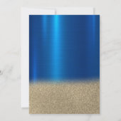 Invitation Robe de parties scintillant, Confetti RoyalBlue 50 (Dos)