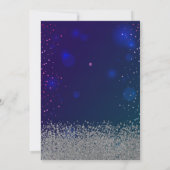 Invitation Robe de parties scintillant, Tiara, Diamonds Blue  (Dos)