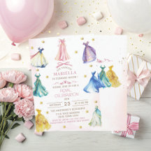 Robe de princesse moderne aquarelle fille royale n