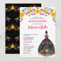 Robe de princesse pour fête mexicaine de Quinceane