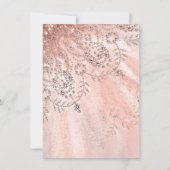 Invitation Robe de Rose royal bleu 16e Fête des mariées (Dos)