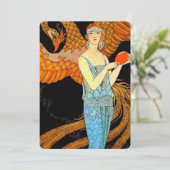 Invitation "Robe de Soir" Art Déco par George Barbier (Debout devant)