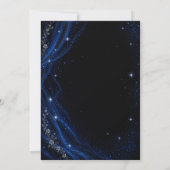 Invitation Robe de soirée bleu royal pour 16 ans (Dos)