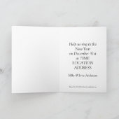 Invitation Robe de soirée Dame D3 Nouvel An/Invitation à une  (Intérieur)