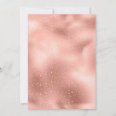 Invitation Robe de soirée en or rose pour Quinceañera  (Dos)