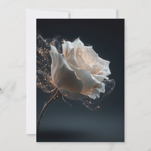 Invitation Robe de soirée Fifty and Fabulous à paillettes dor (Dos)