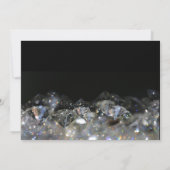 Invitation  Robe de soirée florale bohème noire élégante pour (Dos)