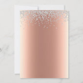 Invitation Robe de soirée pour 16 ans avec diamants  (Dos)