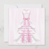 Invitation Robe de soirée rose Robe de soirée rose pour fête (Dos)