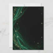 Invitation Robe de soirée verte émeraude pour 16 ans (Dos)