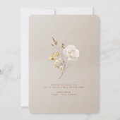 Invitation Robe d'invitation de douche nuptiale d'automne ave (Dos)