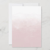 Invitation Robe d'or rose Roses Filles 17ème anniversaire (Dos)