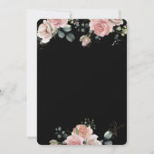 Invitation Robe élégante Chic Rose Quinceanera (Dos)