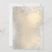 Invitation Robe en diamants d'or Quinceañera (Dos)